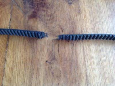 Broken drive belt at 30 miles