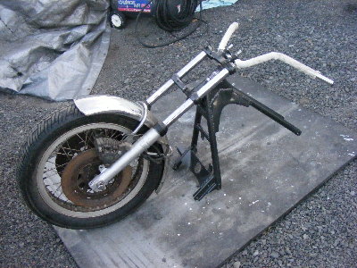 Chassis front, removed