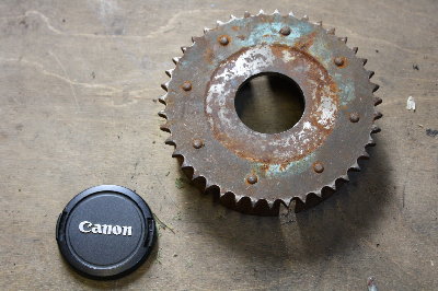 The villiers clutch drum seperates from the sprocket